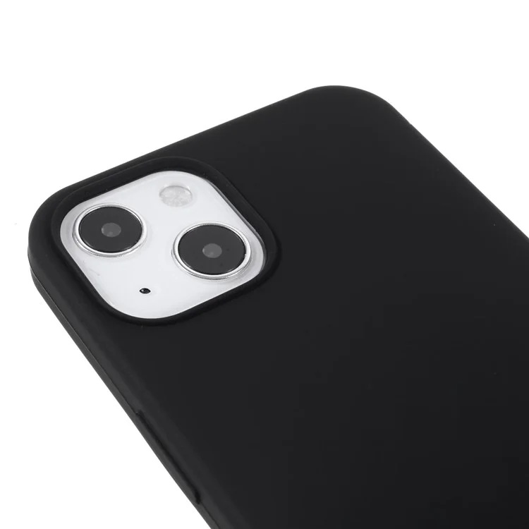 Silikonhülle für iPhone 15 Plus Case Mobile Phone Back Shell Protector - Schwarz