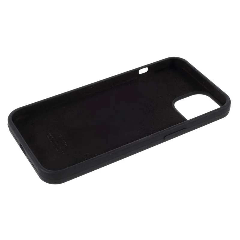Für iPhone 15 Case Drop-proof Silikon Soft Phone Back Cover Protector - Schwarz