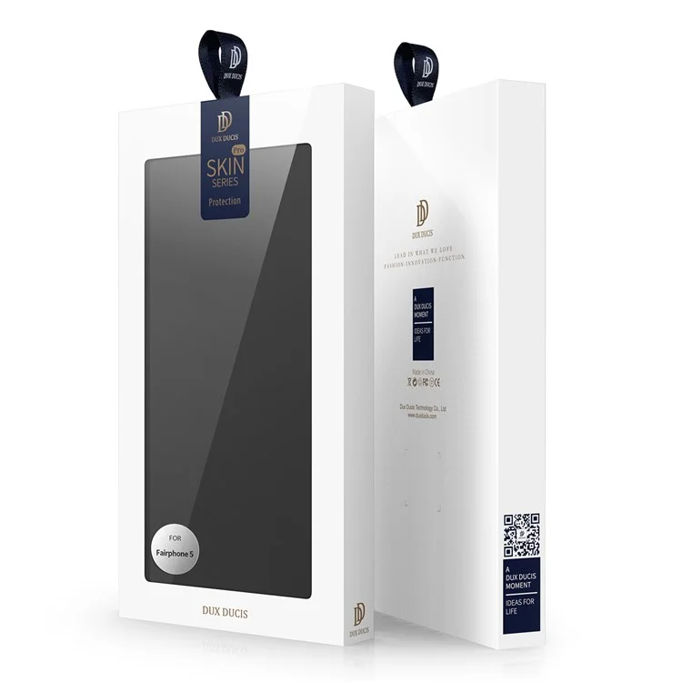 Dux Ducis Skin Pro Series Pour Fairphone 5 Case Magnetic Cell Phone Shell Avec Support de Carte - Noir
