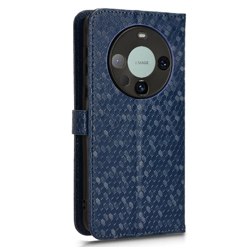 For Huawei Mate 60 Cover Imprinted Wallet PU Leather Stand Phone Case - Sapphire