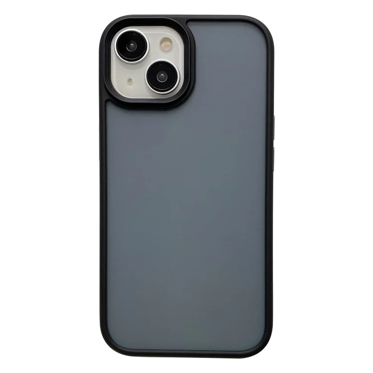 Pour L'iphone 14 Case de Téléphone Tpu + pc Absorbant L'iphone 14 - Noir