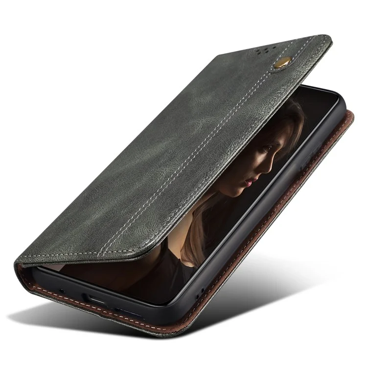 For Samsung Galaxy A05s 4G Case Mobile Phone Cover Stand Wallet TPU + PU Leather Shell - Green