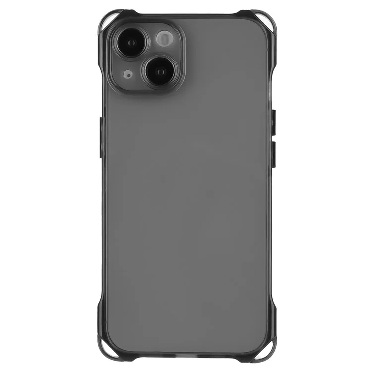 Für iPhone 14 Case Slim-Fit Drop Protection Phone Shell TPU Cover - Schwarz