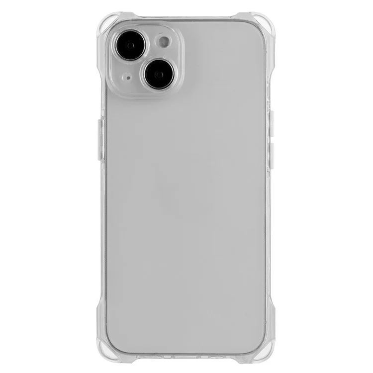 Für iPhone 14 Plus Hülle Anti-Kratzer TPU-Abdeckung Slim-Fit Handy-Schale - Transparent