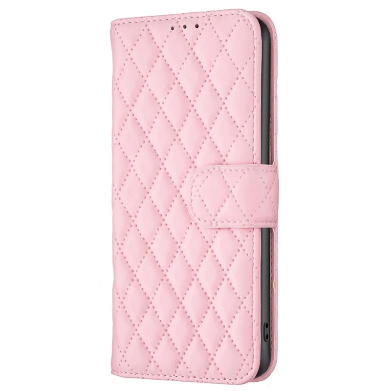 BINFEN COLOR BF Style-14 for Samsung Galaxy A05s 4G Case Imprinted Wallet Stand Leather Phone Cover - Pink