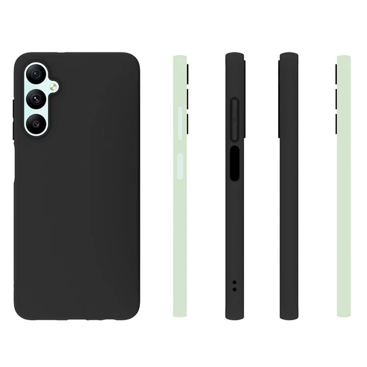 Capa Shell TPU para Samsung Galaxy A05s 4G Case Capa de Telefone Fosca (Grande Abertura para Lente Traseira) - Preto