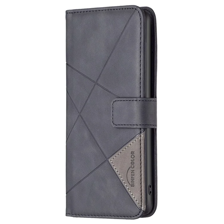 BINFEN COLOR BF05 Per Samsung Galaxy A05 4G Case PU Pelle Portafoglio Cover Telefonica - Nero