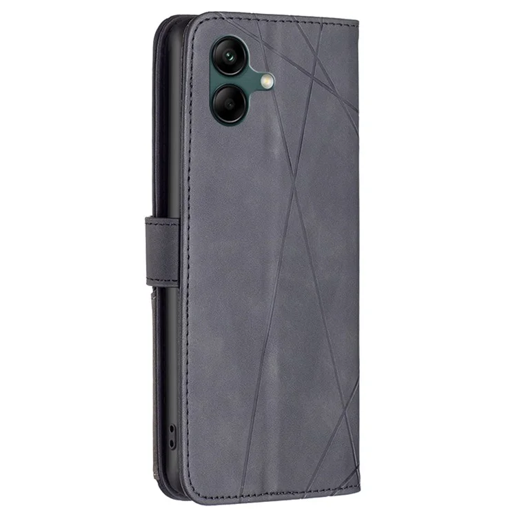 BINFEN COLOR BF05 Per Samsung Galaxy A05 4G Case PU Pelle Portafoglio Cover Telefonica - Nero