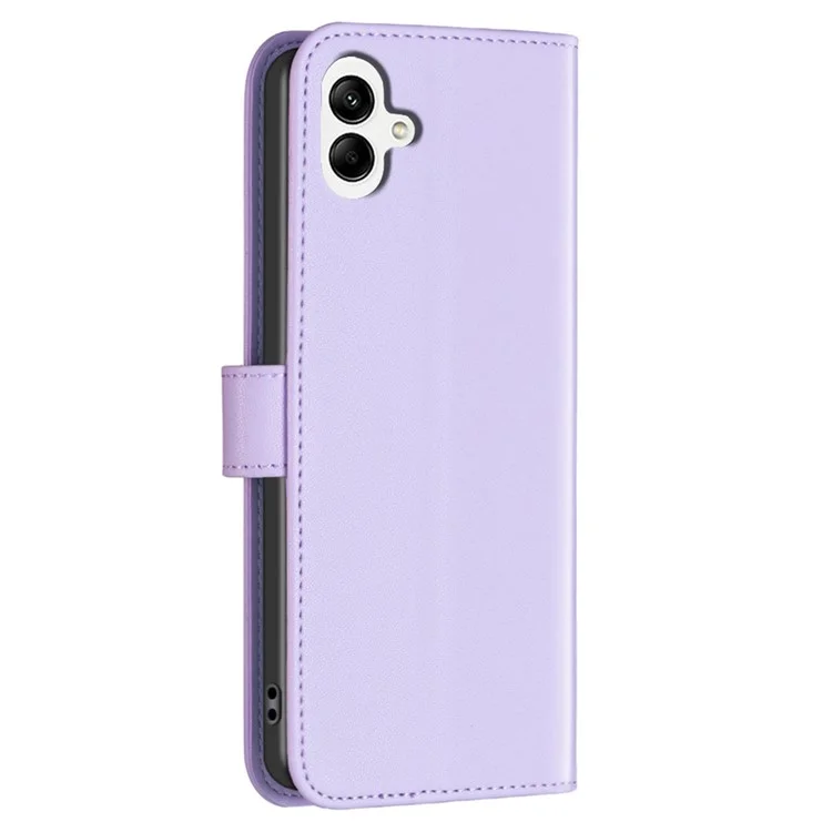 BINFEN COLOR BF17 для чехла Samsung Galaxy A05 4G Кошелек из искусственной кожи Чехол-подставка - Фиолетовый