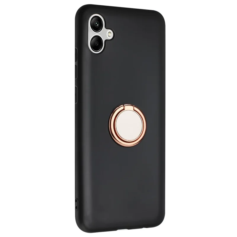 Para Samsung Galaxy A05 4G Protective Case Matte TPU Kickstand Phone Cover - Rose Gold