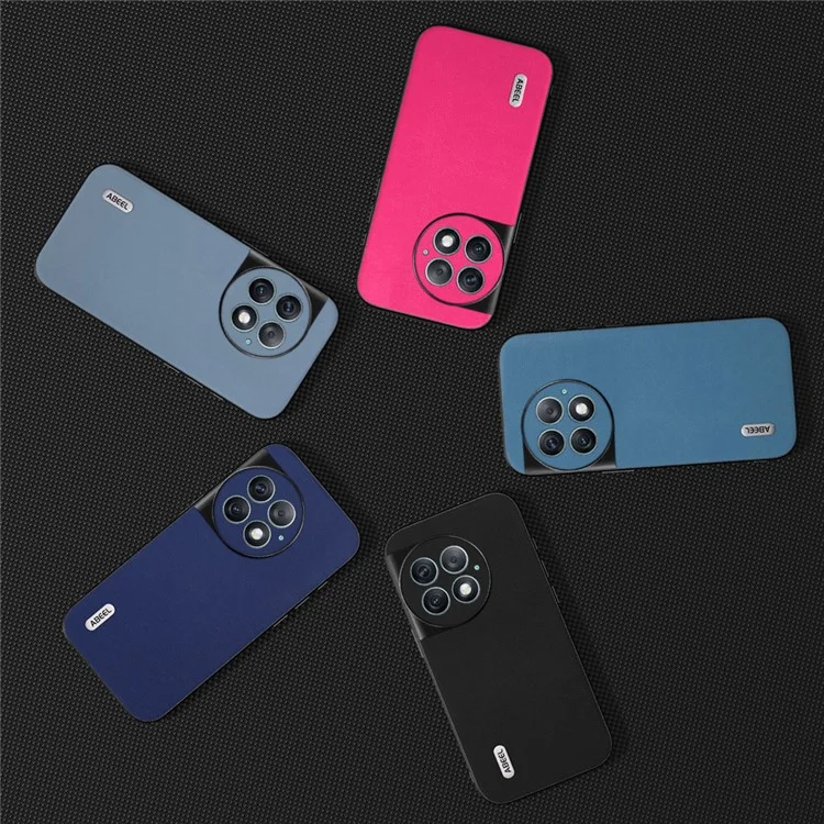 ABEEL Per OnePlus Ace 2 Pro 5G Custodia Texture Ibrida Protettiva Cover per Telefono - Nero