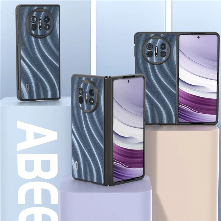 ABEEL Milky Way Series For Huawei Mate X5 Case PU Leather+PC Phone Cover - Azul