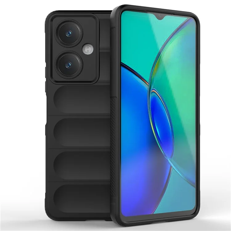Per vivo Y27 4G Case TPU Phone Back Protector Shockproof Cover - Nero