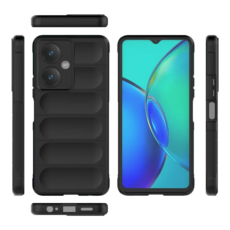 Per vivo Y27 4G Case TPU Phone Back Protector Shockproof Cover - Nero