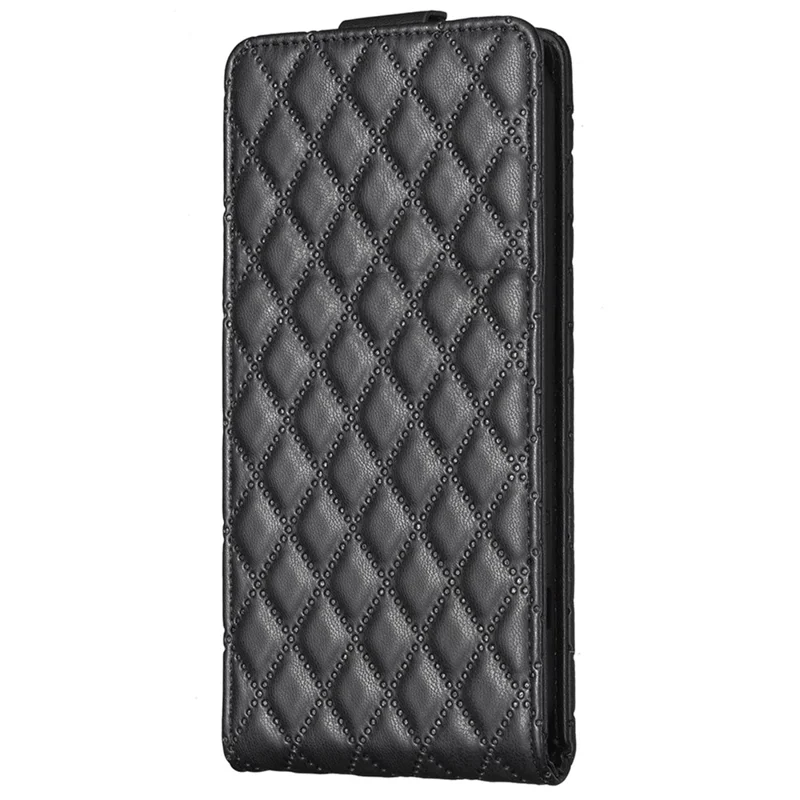 BF30 Para Samsung Galaxy A15 4G Funda Vertical Flip PU Cubierta de Teléfono de Cuero con Soporte para Tarjetas - Negro