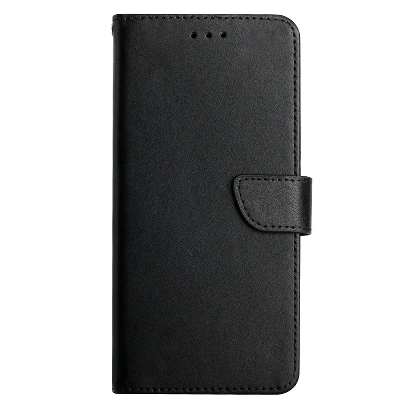 HT02 para Xiaomi 13T Pro / 13T Funda Cartera de Cuero Vacuno Genuino - Negro