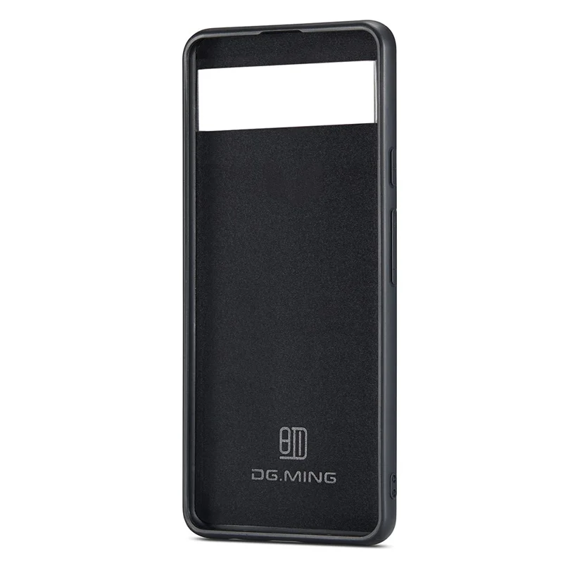 Coque de téléphone anti-chute DG.MING pour Google Pixel 7 Pro 5G, boîtier en PC+TPU+PU mince - Marron