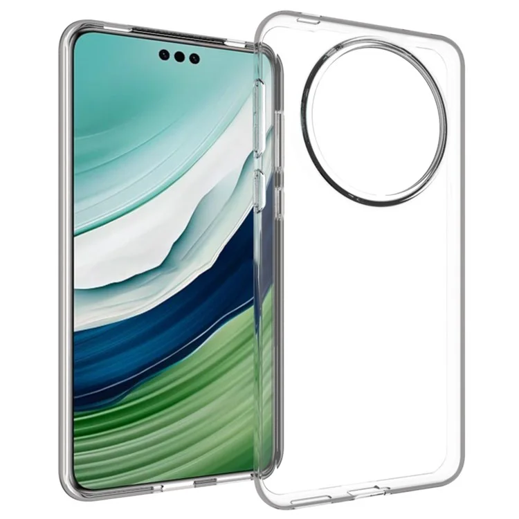 TPU Phone Protector for Huawei Mate 60 Pro+ Case Transparent Phone Shell (Big Rear Lens Hole)