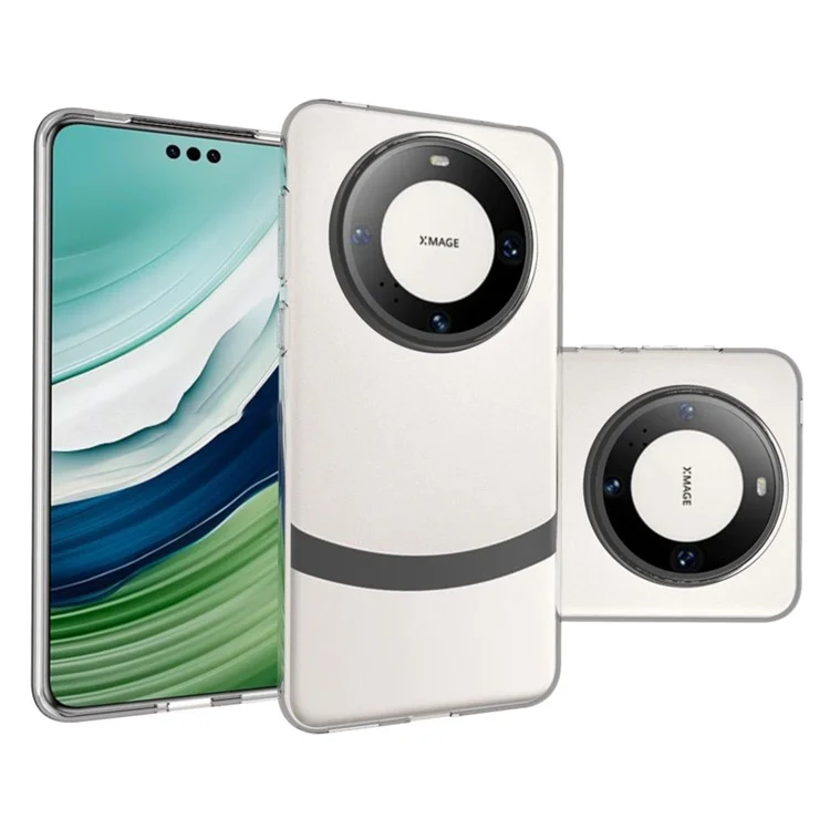 TPU Phone Protector for Huawei Mate 60 Pro+ Case Transparent Phone Shell (Big Rear Lens Hole)