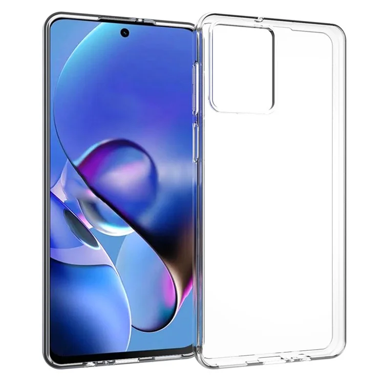 Capa para Motorola Moto G54 5G, Caso Super Fino e Transparente em TPU, Capa de Smartphone (Orifício Grande na Lente Traseira)