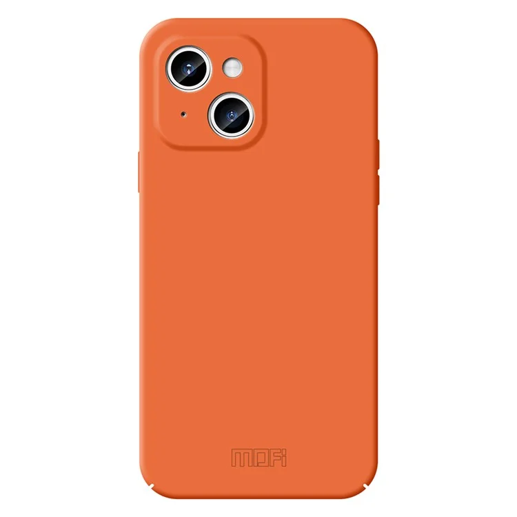 MOFI Série JK Qin pour iPhone 14 Étui antichoc Acrylique+TPU Housse de téléphone - Orange 