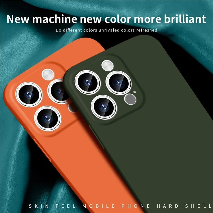 MOFI JK Qin Series For iPhone 14 Pro Case Matte Acrylic+TPU Phone Cover - Orange