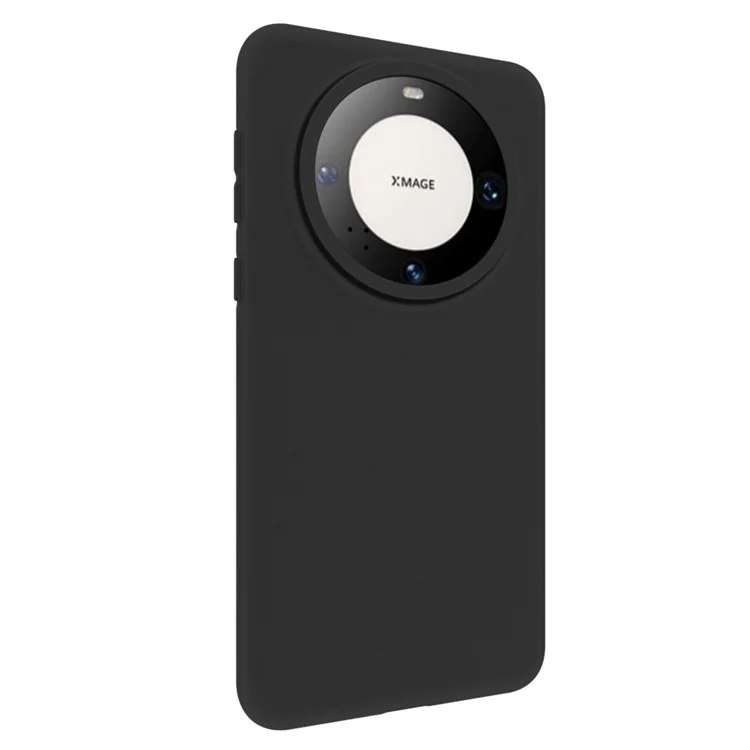 Für Huawei Mate 60 Pro+ Hülle Kratzfeste TPU Handy-Rückenschale (Großes Rückkameraloch) - Schwarz