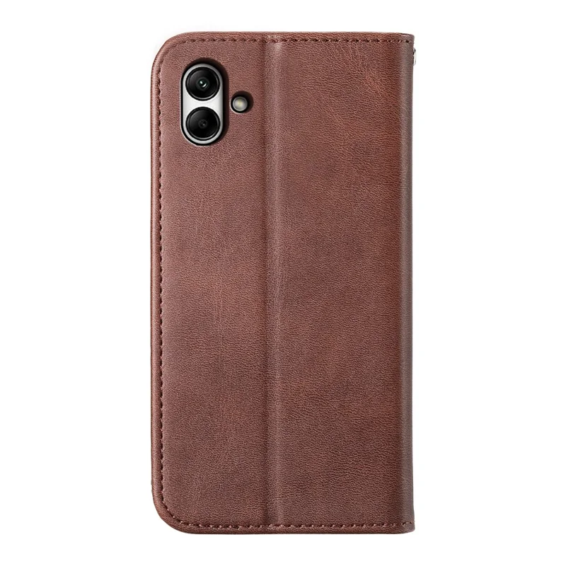Für Samsung Galaxy A05 4G Hülle Geprägte PU-Leder-Brieftasche Stoßfeste Telefonabdeckung - Braun