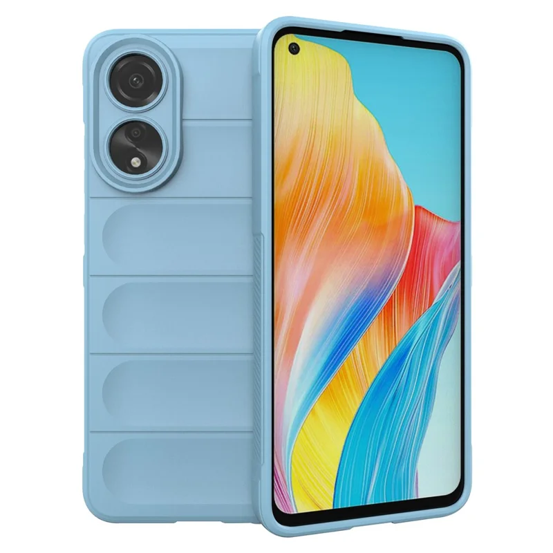 For Oppo A78 4G Case Soft TPU Protective Back Shell Cover - Baby Blue
