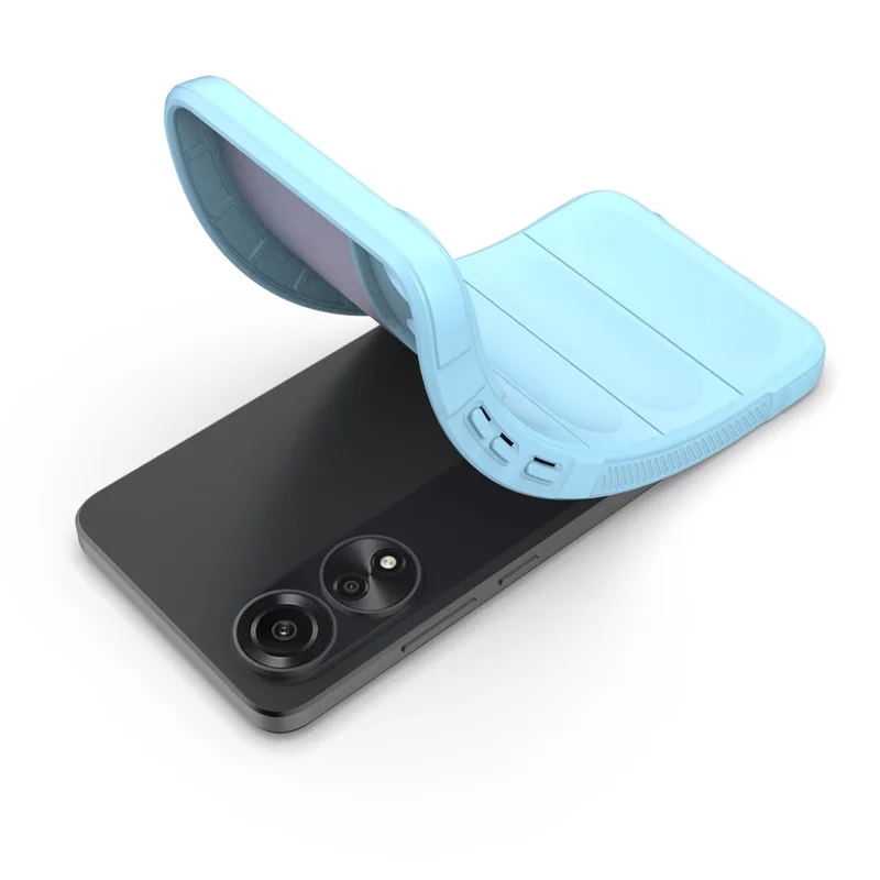 For Oppo A78 4G Case Soft TPU Protective Back Shell Cover - Baby Blue
