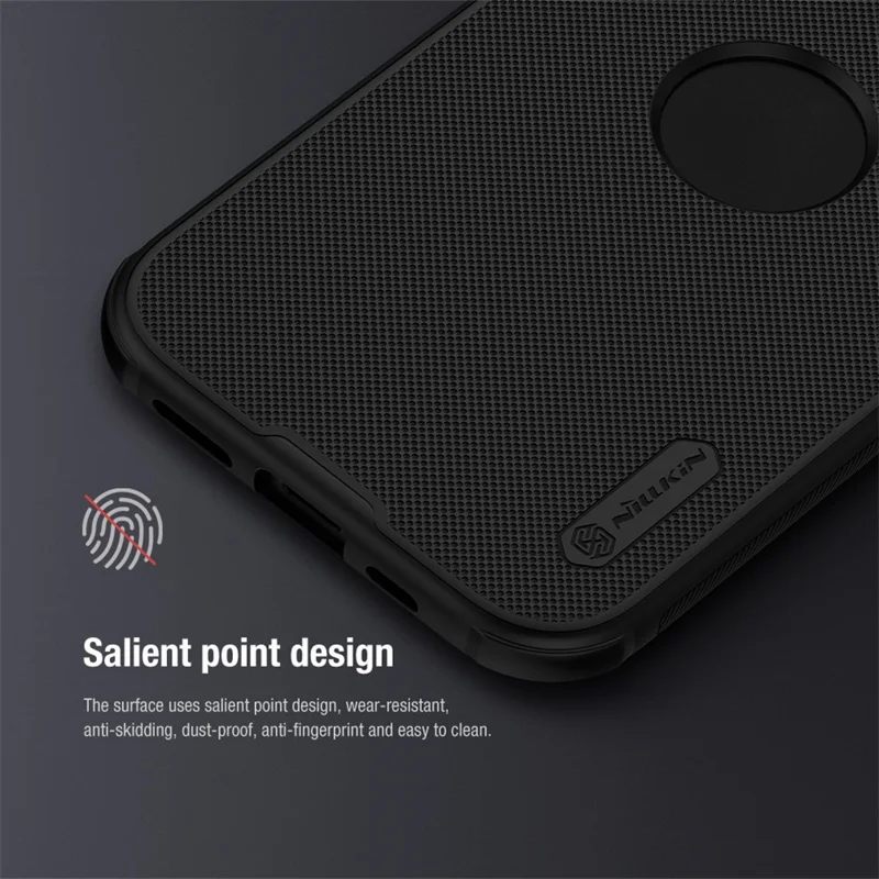 NILLKIN Super Frosted Shield Pro for iPhone 15 Pro Phone Case PC Matte Phone Cover (Logo Hole Design) - Grey
