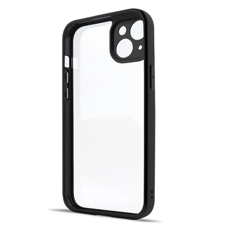 For iPhone 15 Case Slim-Fit PC + TPU Clear Phone Cover Protection Shell
