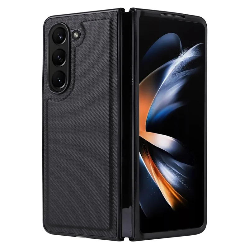 For Samsung Galaxy Z Fold5 5G Case Detachable PU Leather Wallet Phone Case - Black