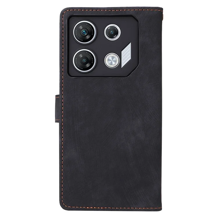Pour Infinix GT 10 Pro 5G / X6739 Étui Blocage RFID Étui de téléphone en cuir avec support - Noir