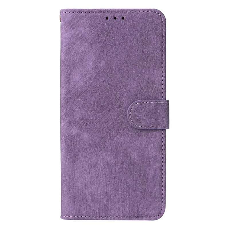 For Infinix GT 10 Pro 5G / X6739 Case RFID Blocking Leather Stand Phone Cover with Strap - Purple