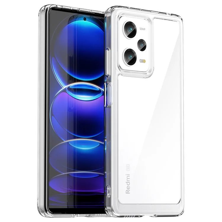 For Xiaomi Redmi Note 12 Pro 5G / 12 Pro Speed 5G / Poco X5 Pro 5G Case Transparent Phone Cover (Big Rear Lens Hole)