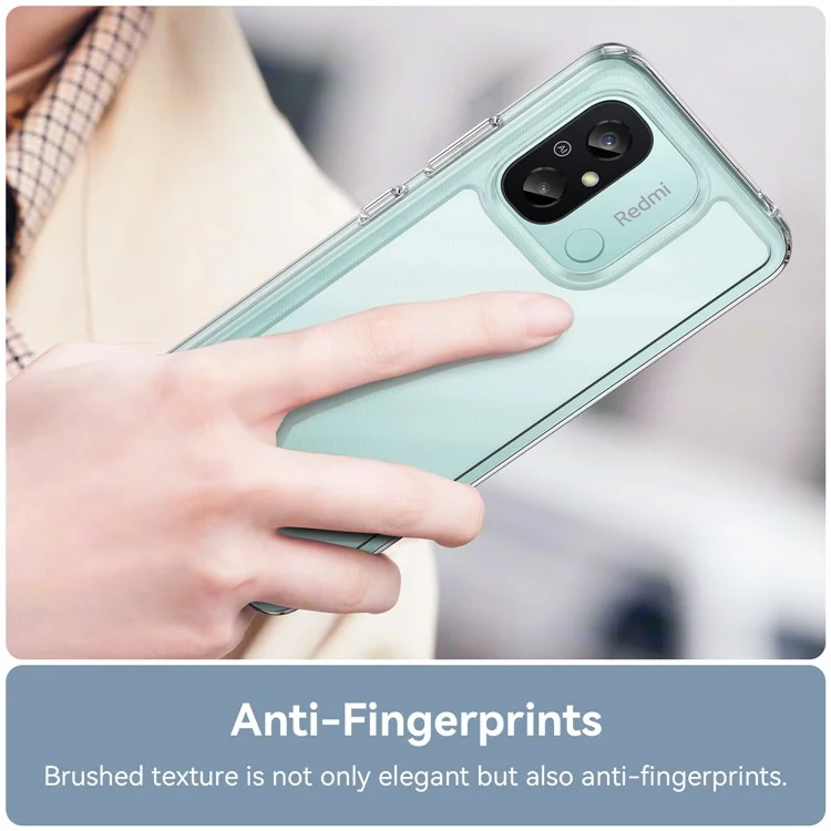 Для Xiaomi Redmi 12C 4G Clear Case Airbag Corner Protective Phone Cover (Big Rear Lens Hole)