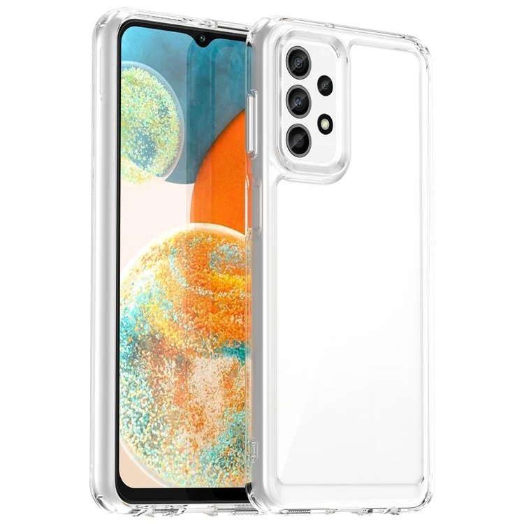 For Samsung Galaxy A23 4G / A23 5G (Global Version) Case Anti-scratch Clear Phone Cover (Big Rear Lens Hole)