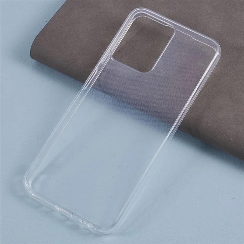 Anti-Drop Phone Cover para Capa Oukitel C35 Large Hole Cutout Cell Phone TPU Phone Protector - Transparente