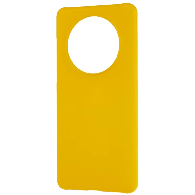 For Huawei Mate 60 Case Slim-Fit Shell Rubberized PC Cell Phone Cover - Yellow