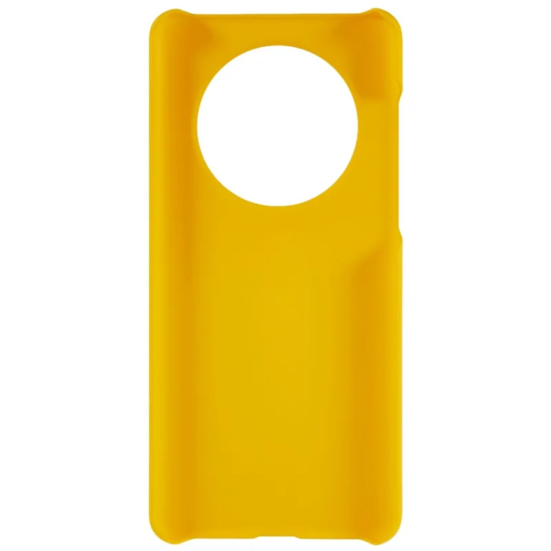 For Huawei Mate 60 Case Slim-Fit Shell Rubberized PC Cell Phone Cover - Yellow