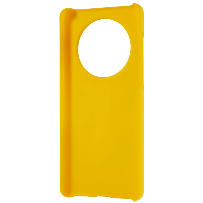 For Huawei Mate 60 Case Slim-Fit Shell Rubberized PC Cell Phone Cover - Yellow