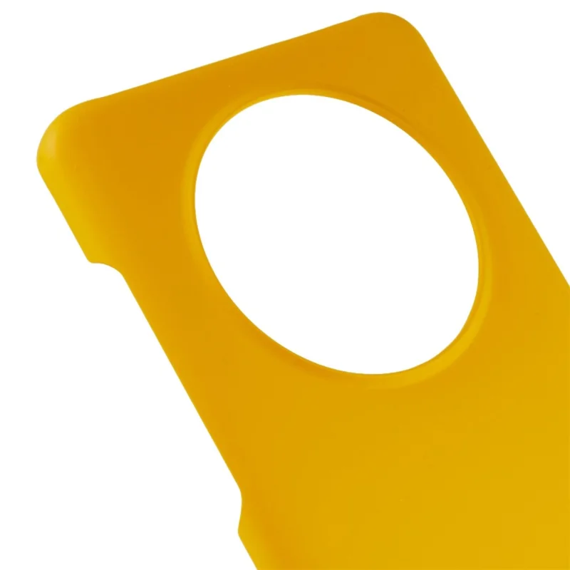 For Huawei Mate 60 Case Slim-Fit Shell Rubberized PC Cell Phone Cover - Yellow