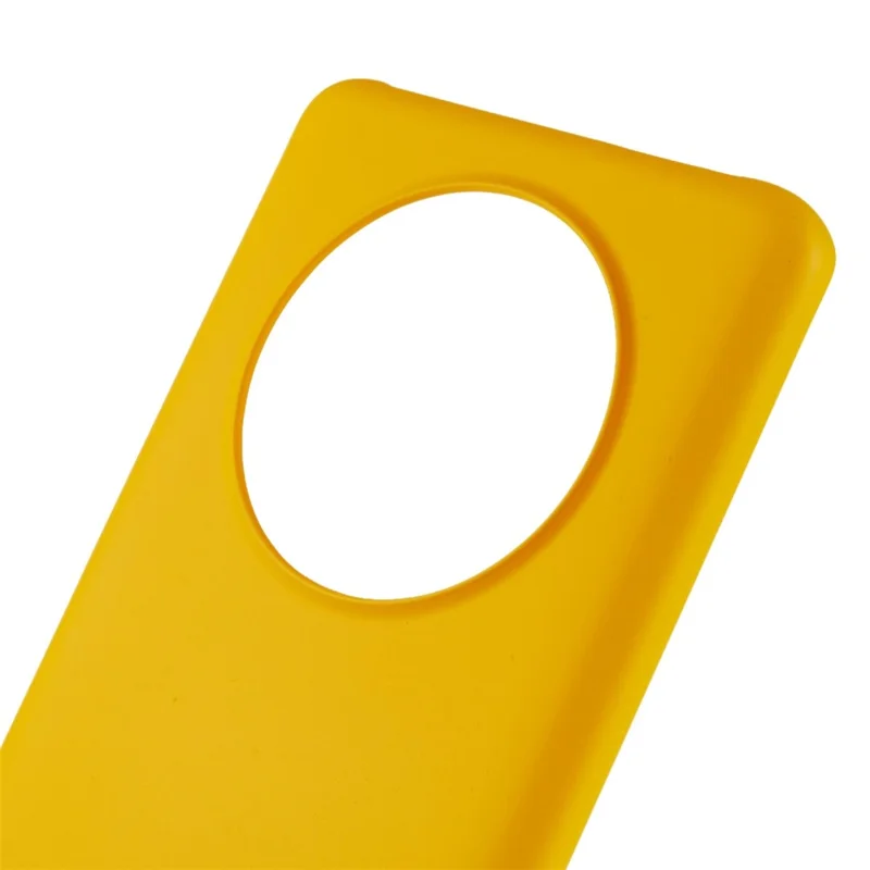 For Huawei Mate 60 Case Slim-Fit Shell Rubberized PC Cell Phone Cover - Yellow