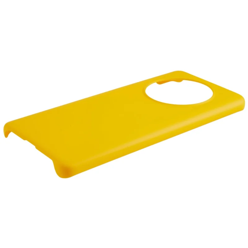 For Huawei Mate 60 Case Slim-Fit Shell Rubberized PC Cell Phone Cover - Yellow