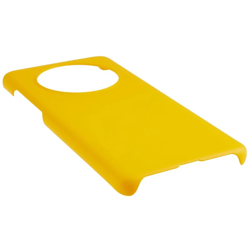 For Huawei Mate 60 Case Slim-Fit Shell Rubberized PC Cell Phone Cover - Yellow