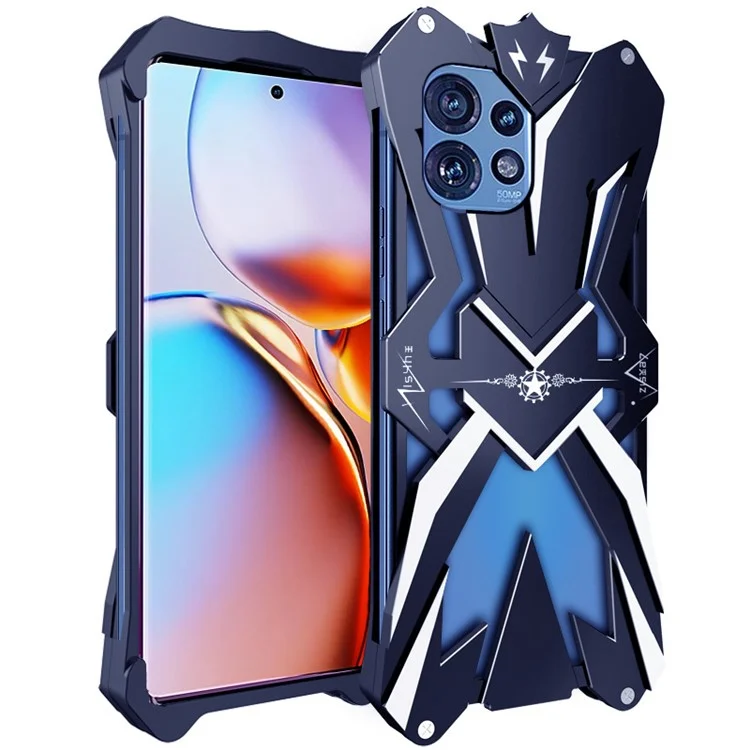 For Motorola Edge 40 Pro 5G / Moto X40 5G Case Hard Aluminum Alloy Shockproof Phone Protector
