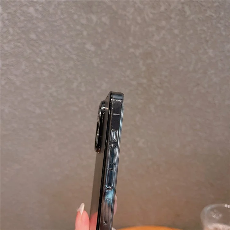 VOERO Para Funda de Teléfono iPhone 15 Pro, Capa Dual de PC + Vidrio Templado, Cubierta Mate - Púrpura