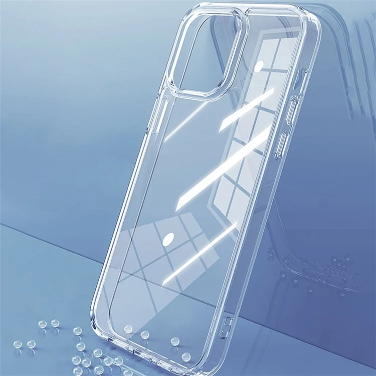 TOTU PC-04 für iPhone 15 Klare Hülle Kratzfest PC + TPU Handyhülle