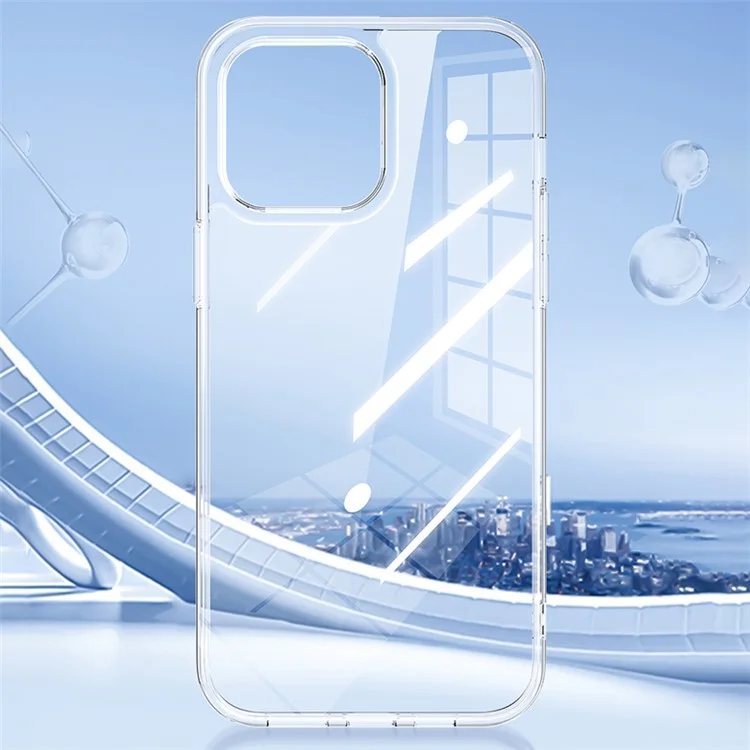 TOTU PC-04 für iPhone 15 Klare Hülle Kratzfest PC + TPU Handyhülle